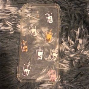boba/ bubble tea phone case iphone  xs